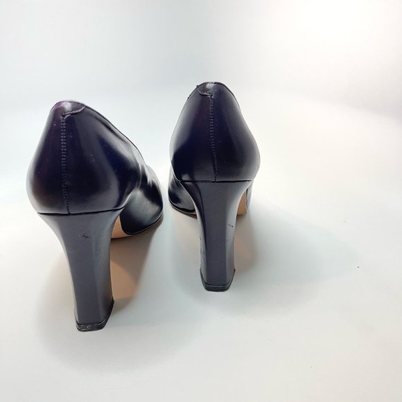 Jones New York Vintage Purple Leather Pumps - Picture 5 of 12